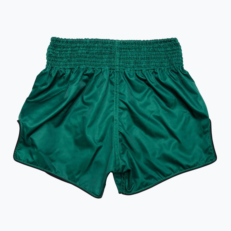 Pantaloni scurți de antrenament Fairtex Muay Thai BS1913 "Tonna" verde 2