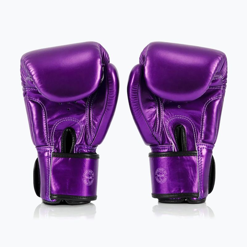 Mănuși de box Fairtex Metallic Boxing purple 2