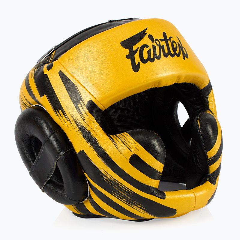 Cască de boxFairtex Microfiber Headguard gold 2