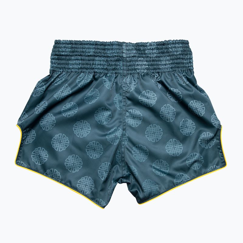 Fairtex Muay Thai Training Shorts BS1915 "Clubber" verde pacific 2