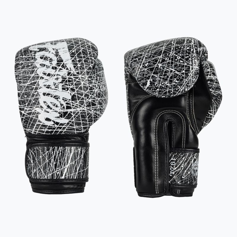 Mănuși de box Fairtex Microfiber Art Collections Painter black/white