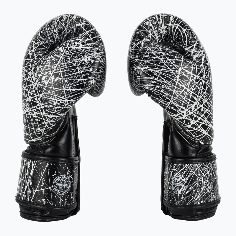Mănuși de box Fairtex Microfiber Art Collections Painter black/white 4