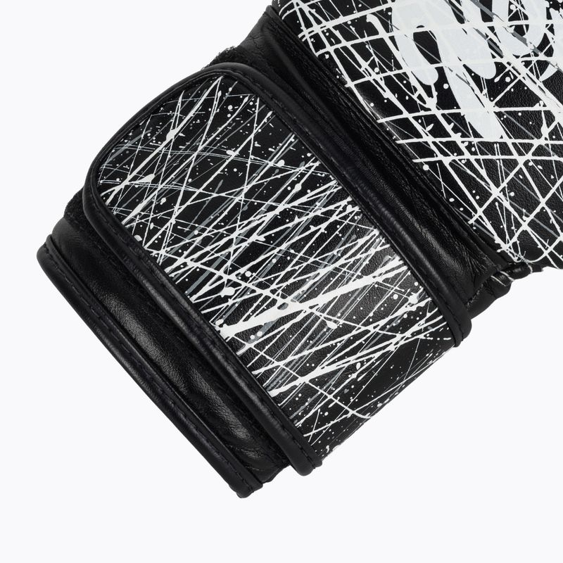 Mănuși de box Fairtex Microfiber Art Collections Painter black/white 6
