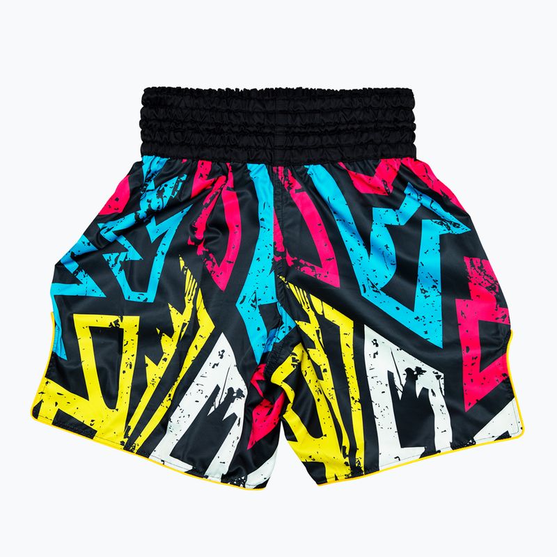 Pantaloni scurți colorați Fairtex Boxing Trunks BT2005 'Graphic' 2