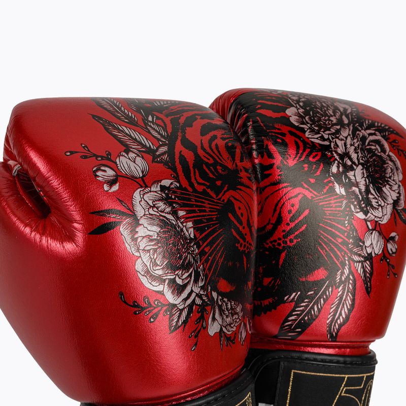 Mănuși de box roșii Fairtex Golden Jubilee 7