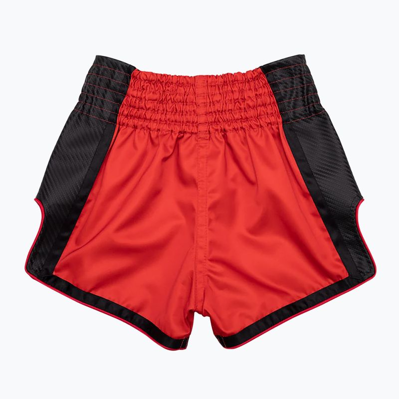 Pantaloni scurți de box pentru copii Fairtex BSK2108 "Silent Warrior" roșu 2