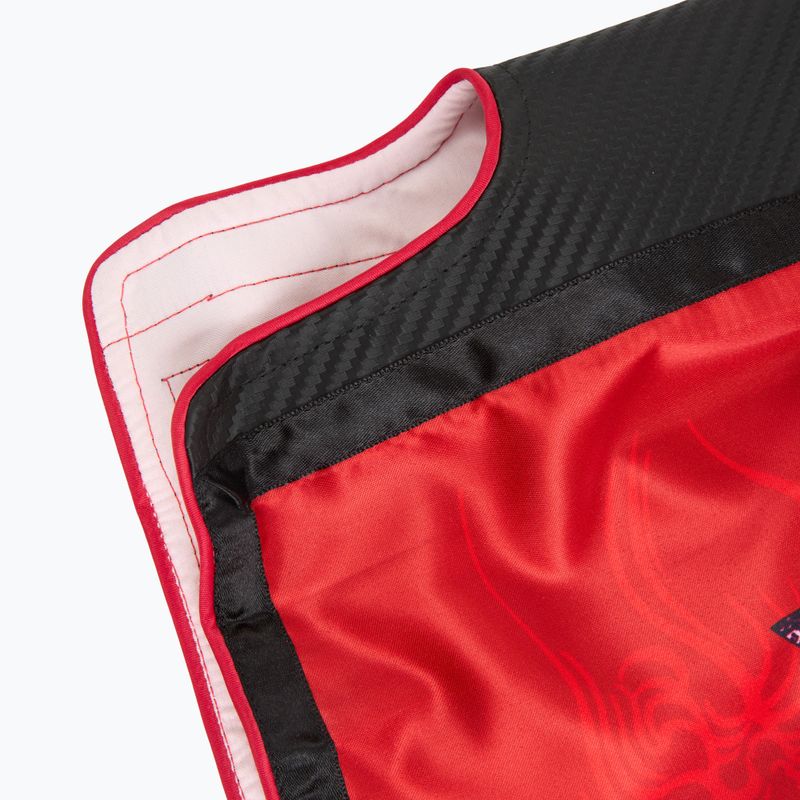 Pantaloni scurți de box pentru copii Fairtex BSK2108 "Silent Warrior" roșu 4