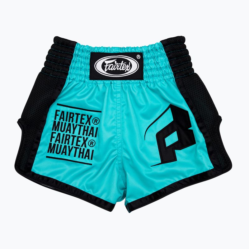 Pantaloni scurți de box pentru copii Fairtex BSK2107 "Turquoise" turcoaz