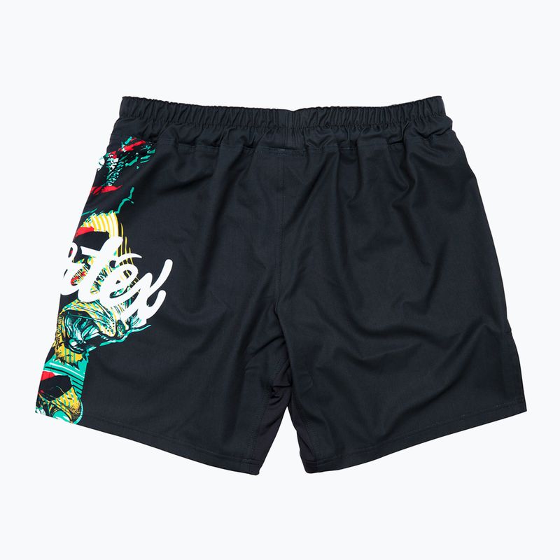 Fairtex MMA Fightshort Wild negru pantaloni scurți de antrenament 2