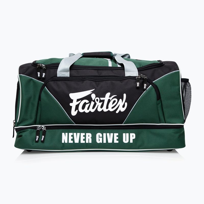 Geantă de gimnastică Fairtex verde/negru