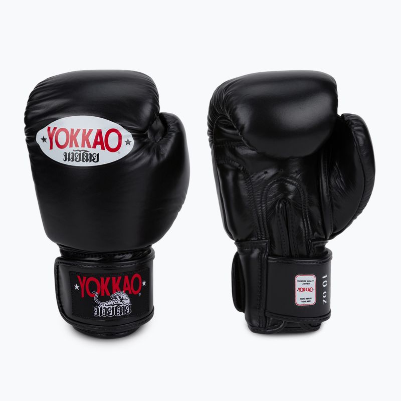 YOKKAO Matrix mănuși de box negru BYGL-X-1 3