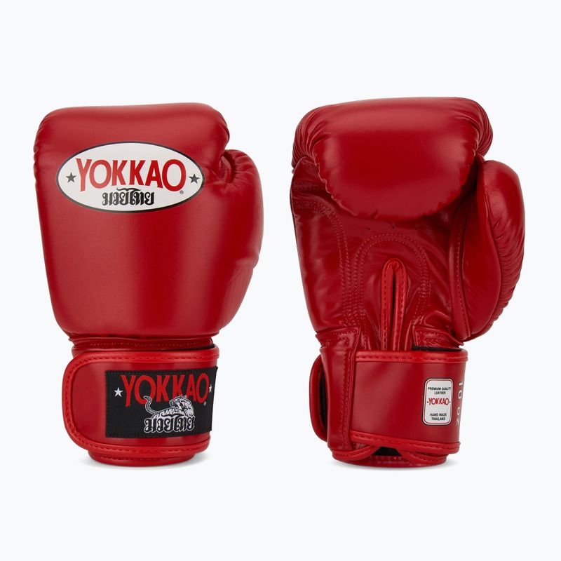 Mănuși de box pentru bărbați YOKKAO Matrix red