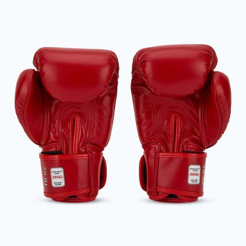 Mănuși de box pentru bărbați YOKKAO Matrix red 3