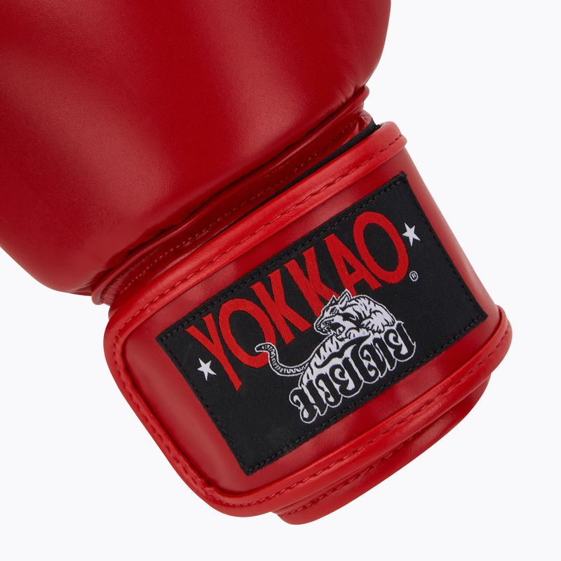 Mănuși de box pentru bărbați YOKKAO Matrix red 6