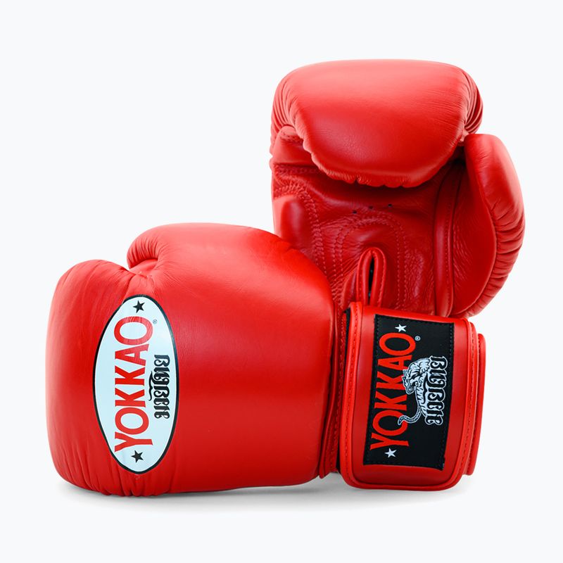 Mănuși de box pentru bărbați YOKKAO Matrix red 7
