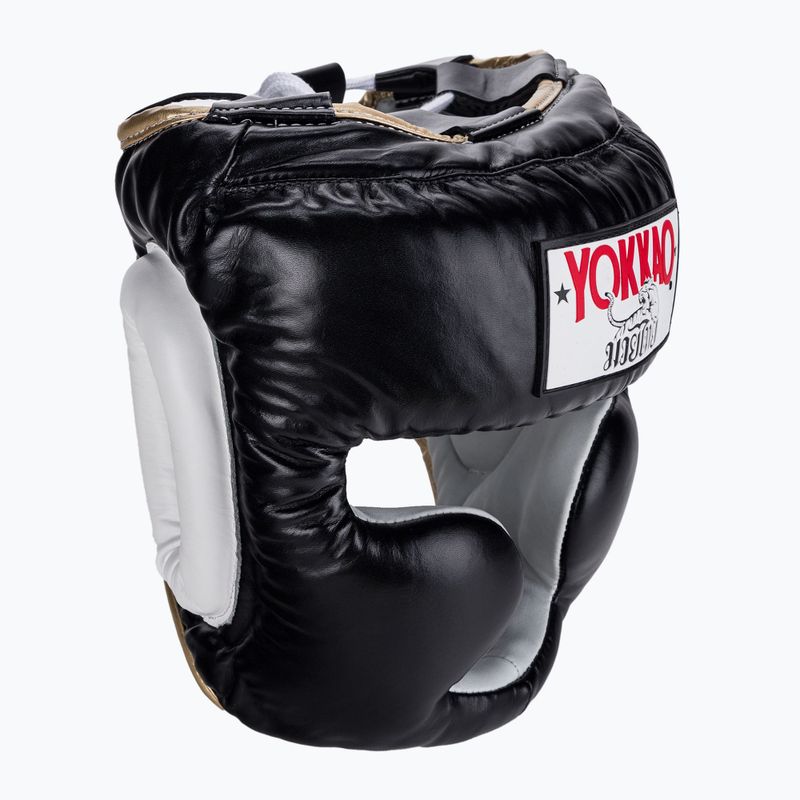 YOKKAO Training Headguard casca de sport de luptă negru HYGL-1-1-1