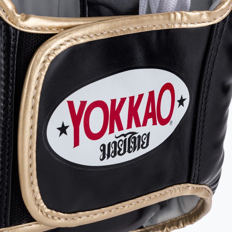 YOKKAO Training Headguard casca de sport de luptă negru HYGL-1-1-1 3