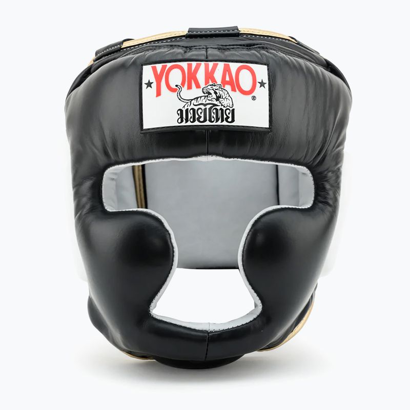 YOKKAO Training Headguard casca de sport de luptă negru HYGL-1-1-1 5