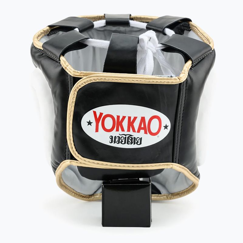 YOKKAO Training Headguard casca de sport de luptă negru HYGL-1-1-1 7