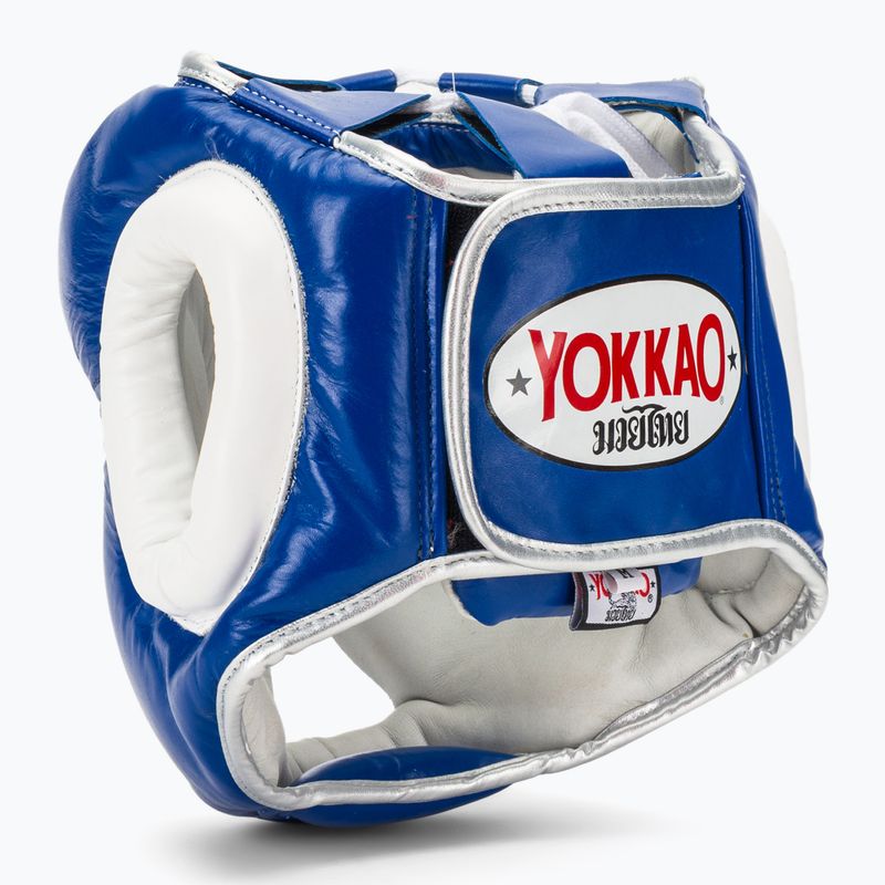 Cască de box pentru bărbați YOKKAO Training blue 3