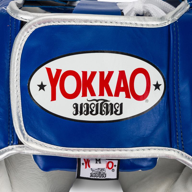 Cască de box pentru bărbați YOKKAO Training blue 5