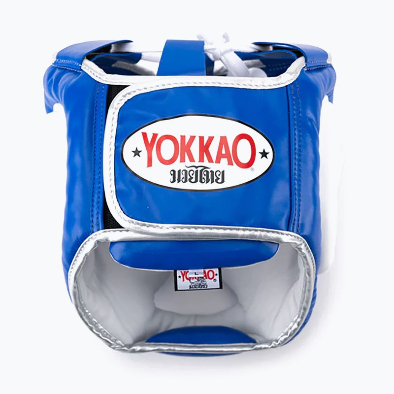 Cască de box pentru bărbați YOKKAO Training blue 2