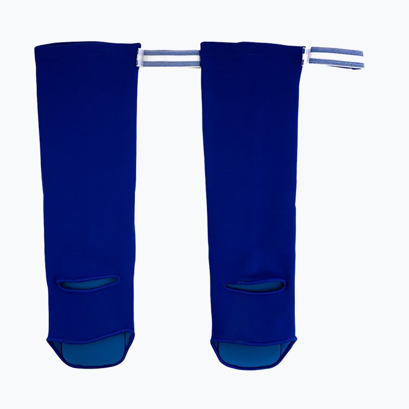 Apărători de tibie YOKKAO Muay Thai Boxing blue cotton 2