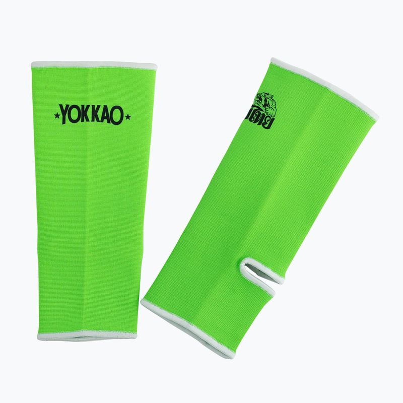 Protecții gleznă pentru bărbați  YOKKAO Muay Thai neon green