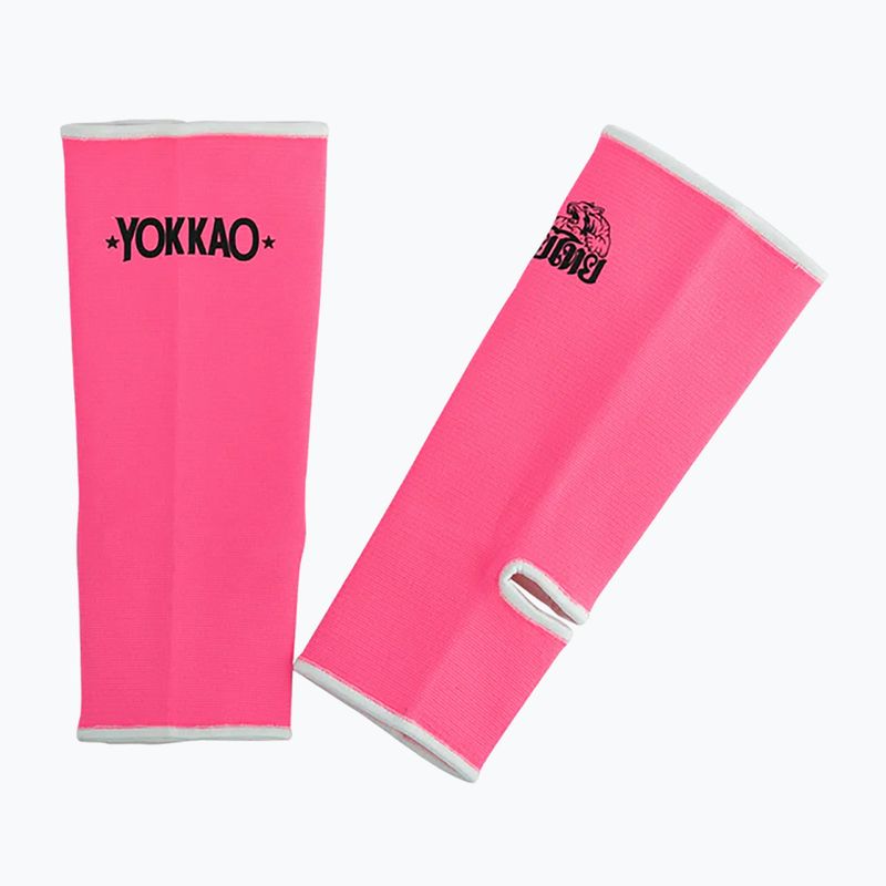 Protecții gleznă pentru bărbați  YOKKAO Muay Thai neon pink
