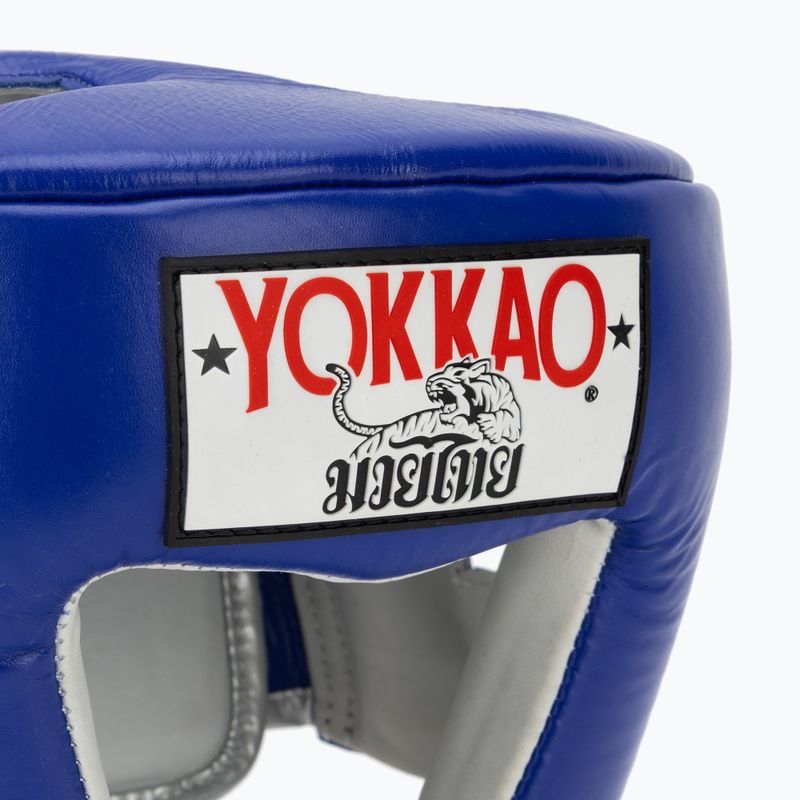 Cască de box YOKKAO Competition blue 4