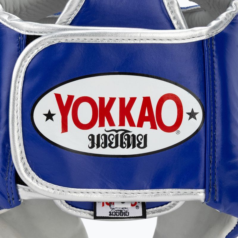 Cască de box YOKKAO Competition blue 5