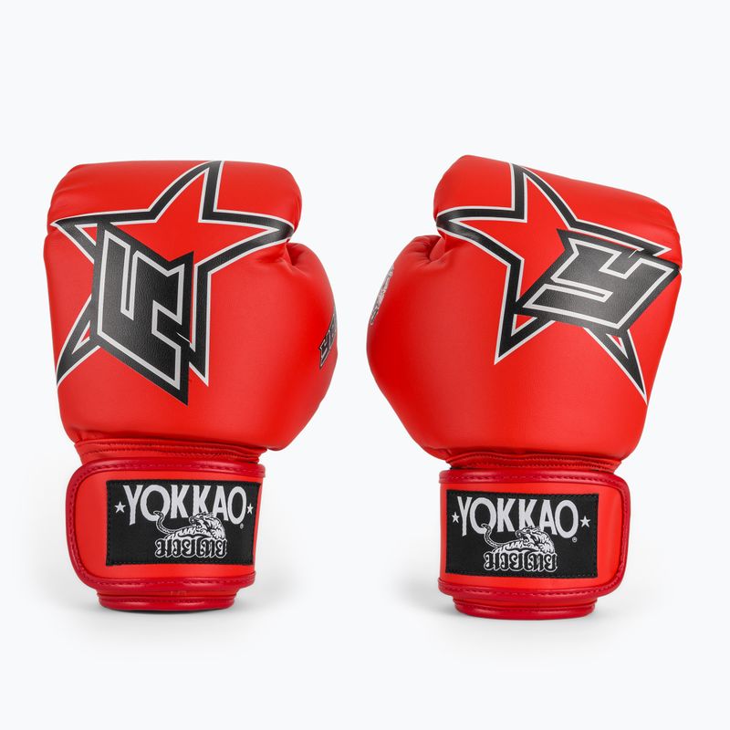 Mănuși de box YOKKAO Institution Boxing red 2