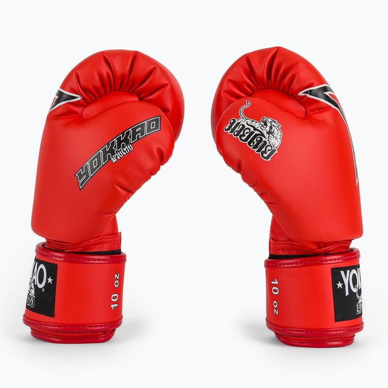 Mănuși de box YOKKAO Institution Boxing red 4