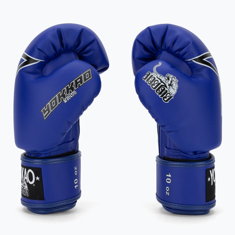 Mănuși de box YOKKAO Institution Boxing blue 4