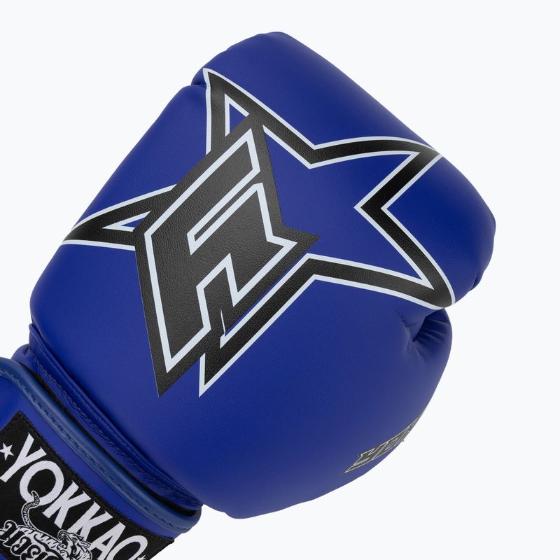 Mănuși de box YOKKAO Institution Boxing blue 5