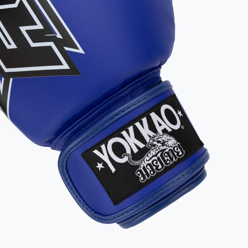 Mănuși de box YOKKAO Institution Boxing blue 6