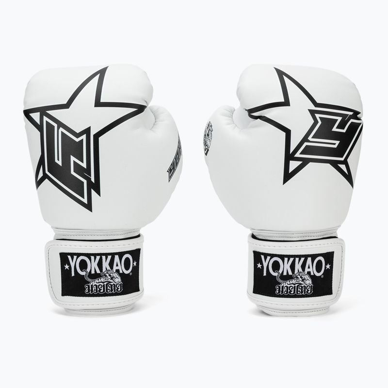 Mănuși de box YOKKAO Institution Boxing white 2