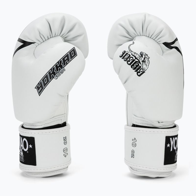 Mănuși de box YOKKAO Institution Boxing white 4