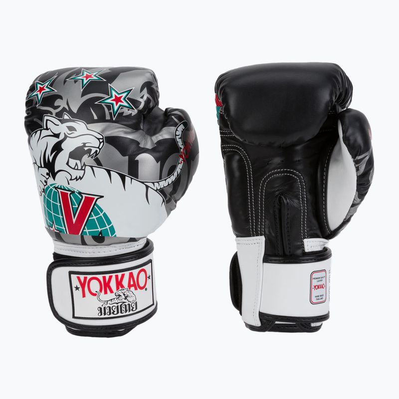 YOKKAO 90'S mănuși de box negru BYGL-90-1 3