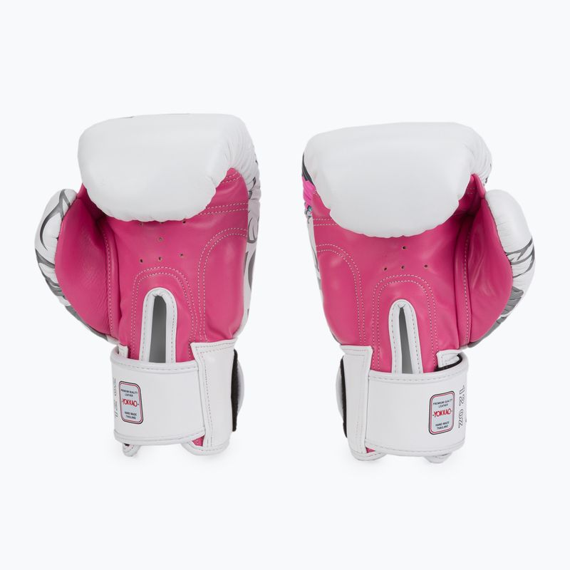 YOKKAO 90'S alb mănuși de box BYGL-90-4 2