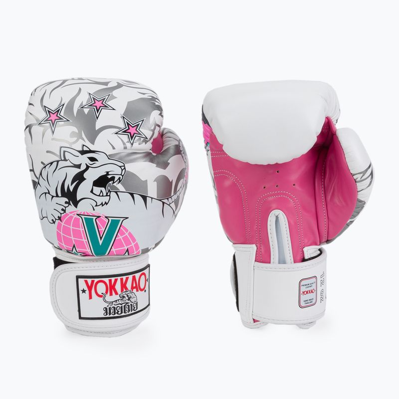 YOKKAO 90'S alb mănuși de box BYGL-90-4 3