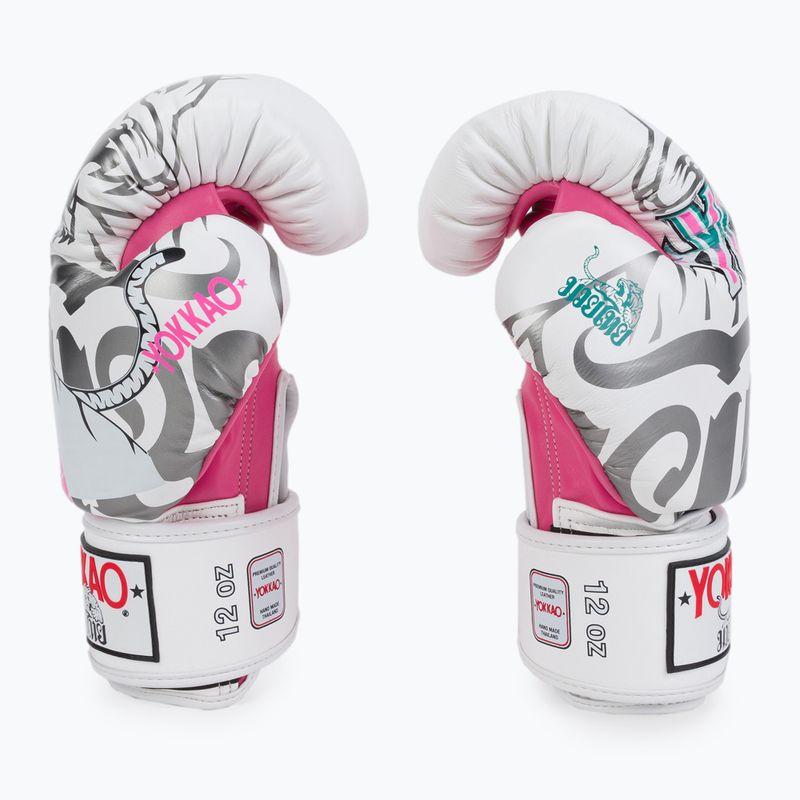 YOKKAO 90'S alb mănuși de box BYGL-90-4 4