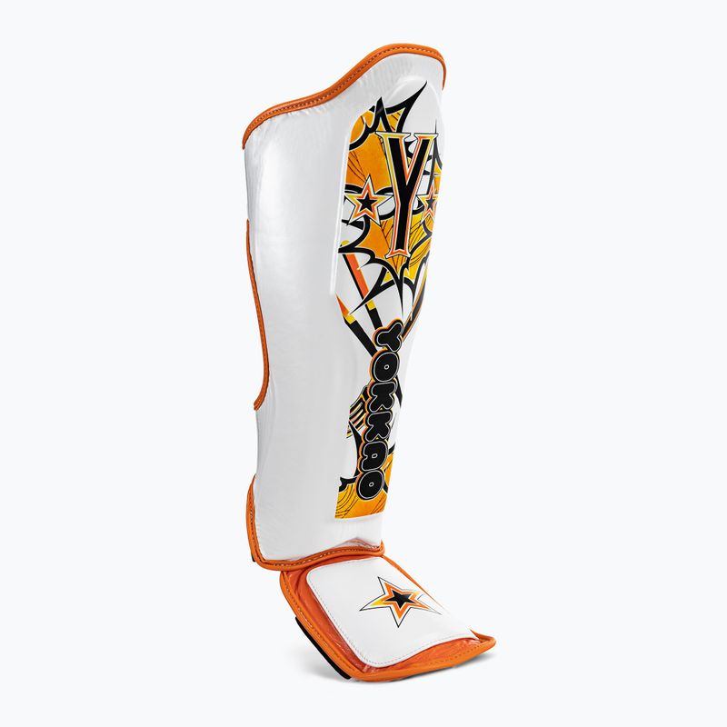 YOKKAO Pad Thai Pad Thai tibia protectori alb SYGL-69-4 2