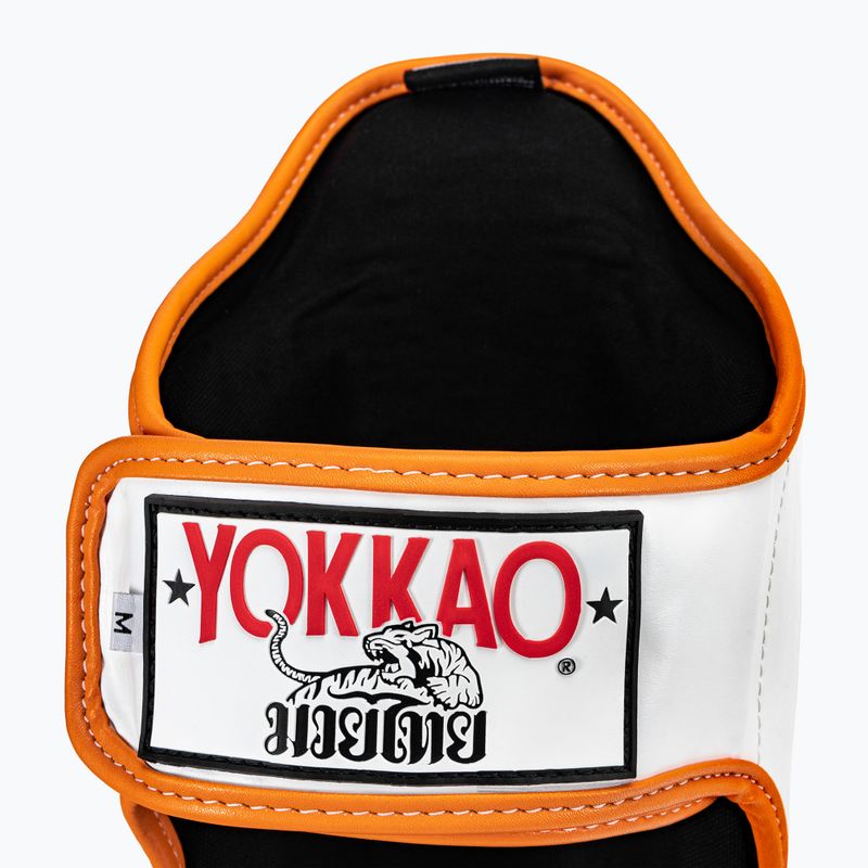 YOKKAO Pad Thai Pad Thai tibia protectori alb SYGL-69-4 4