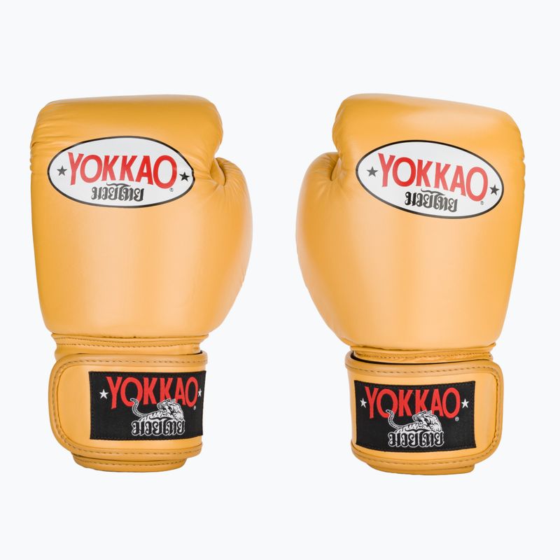 Mănuși de box pentru bărbați YOKKAO Matrix mango 2