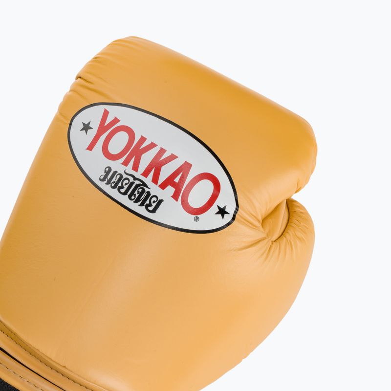 Mănuși de box pentru bărbați YOKKAO Matrix mango 5