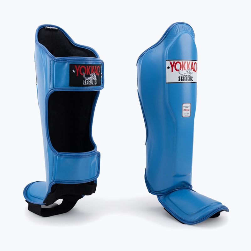 Apărători de tibie YOKKAO Matrix blue nobility 2