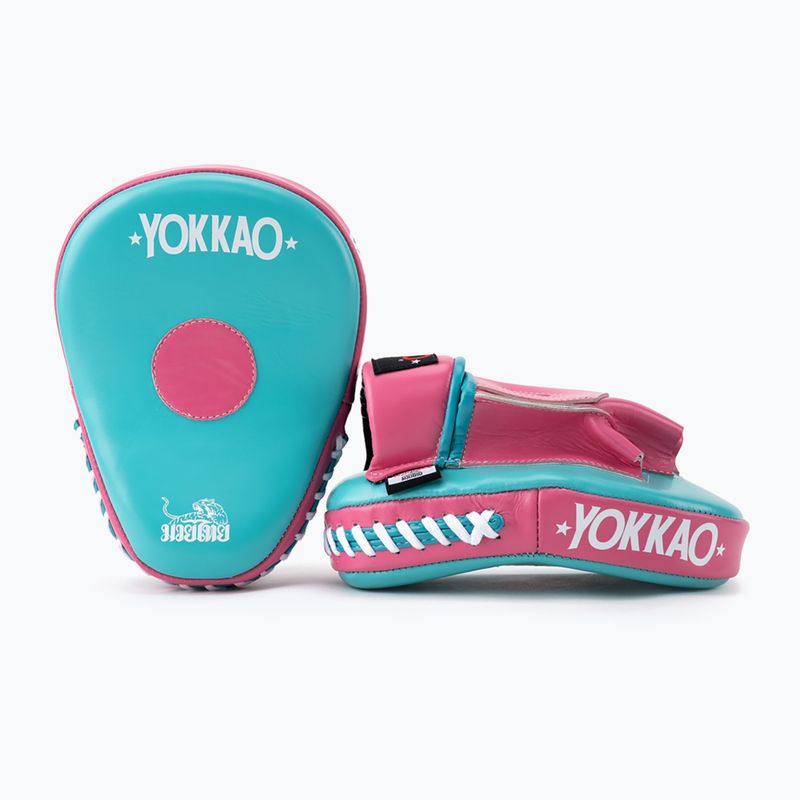 Labe de antrenament YOKKAO Focus Mitts hot pink/island 3