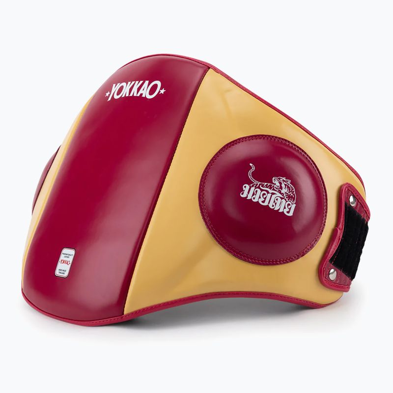 YOKKAO centura de antrenament de impact roșu/galben BYPL-21 2