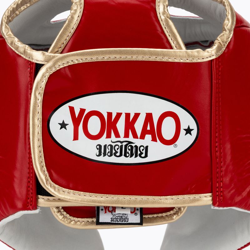 Cască de box YOKKAO Competition red 5